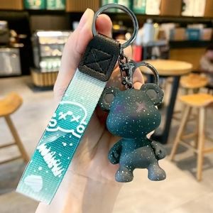 Green X-Eyed Gradiant Bear Bag Charm/Keychain